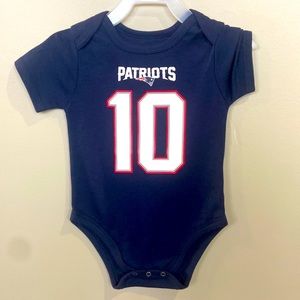 New England Patriots Jones 10 colors blue Gray and red and white